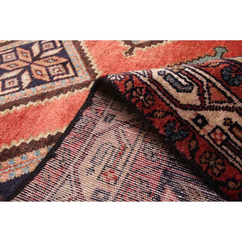 ECARPETGALLERY Hand-knotted Konya Anatolian Dark Copper Wool Rug - 3'6 x 10'8