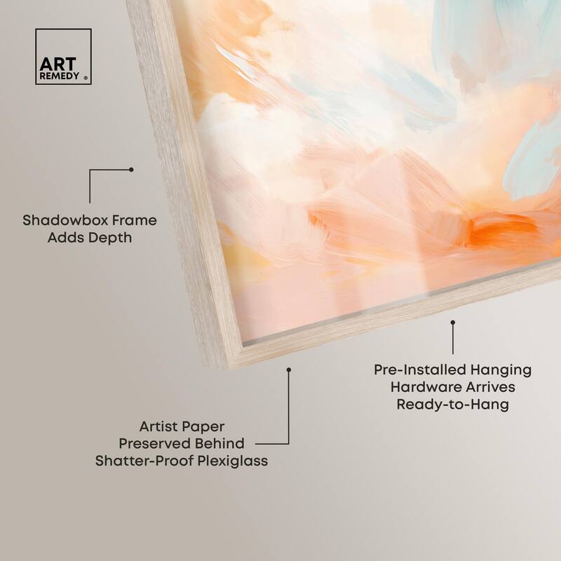Sunrise Palette I Shadowbox by Art Remedy