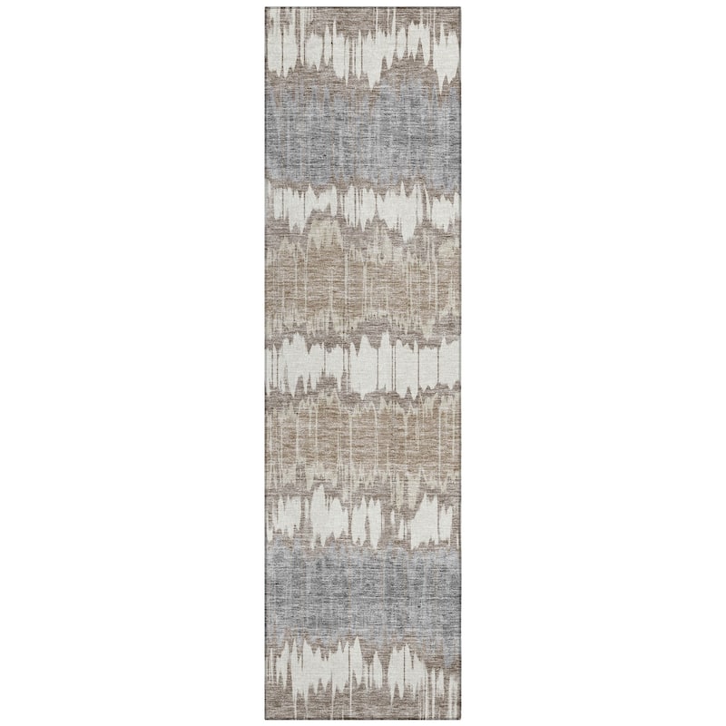 Machine Washable Indoor/ Outdoor Chantille Contemporary Ombre Rug