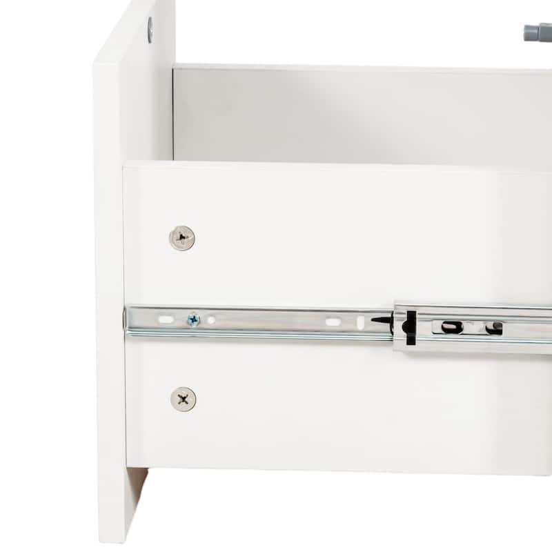 White Sideboard Storage Cabinet - Stylish & Multi-Functional with Glass Doors