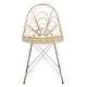 preview thumbnail 3 of 9, SAFAVIEH Madeline Rattan Dining Chair - White Washed - Set of 2 - 22.8" x 19.3" x 33.5" - 23"W x 19"D x 34"H