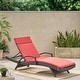 preview thumbnail 39 of 88, Salem Outdoor Chaise Lounge Cushion (ONLY CUSHION) by Christopher Knight Home - 79.25"L x 27.50"W x 1.50"H