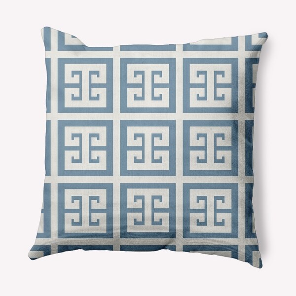 Greek Key Patterned Nautical Decorative Indoor Pillow Bed Bath