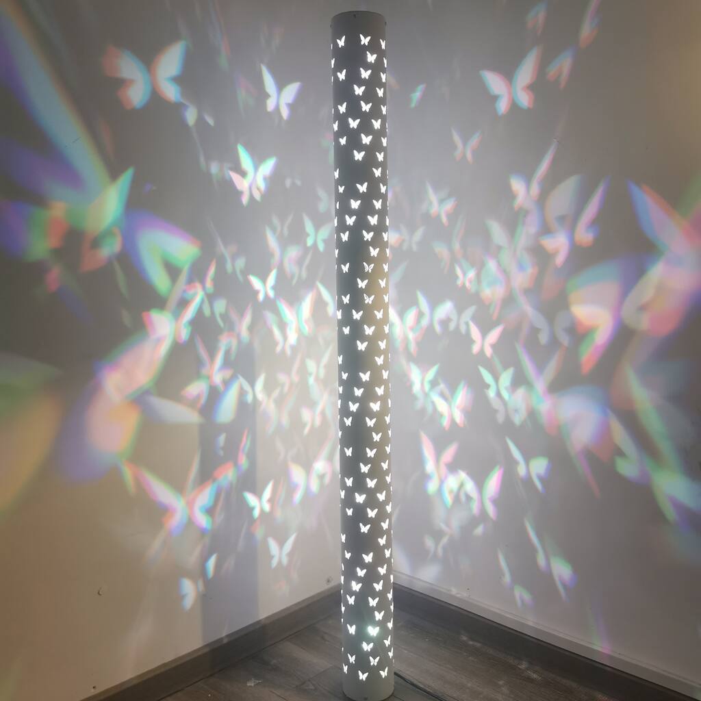 50" Butterfly Column Floor Lamp Projector