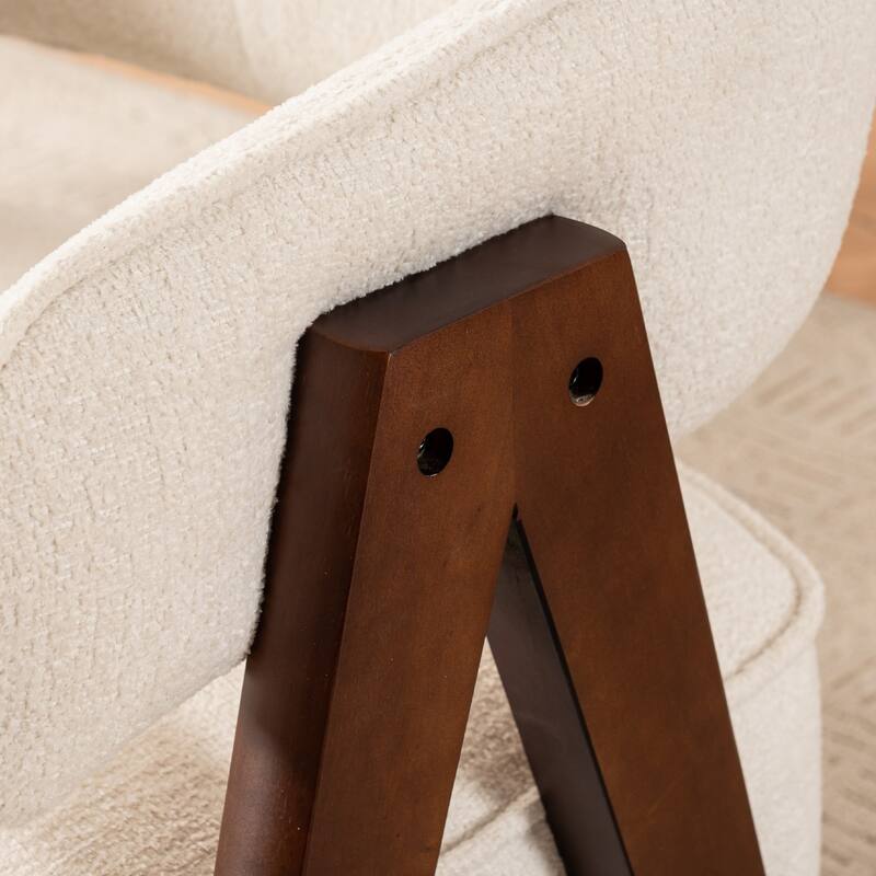 Accent Arm Chair Single Fabric Living Room Chair 27.56" W x 23.62" D x 27.95" H