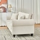 preview thumbnail 22 of 20, 63" Velvet Upholstered Sofa with Curved Armrests, Luxurious Accent Sofa Couch Loveseat with Nailheads