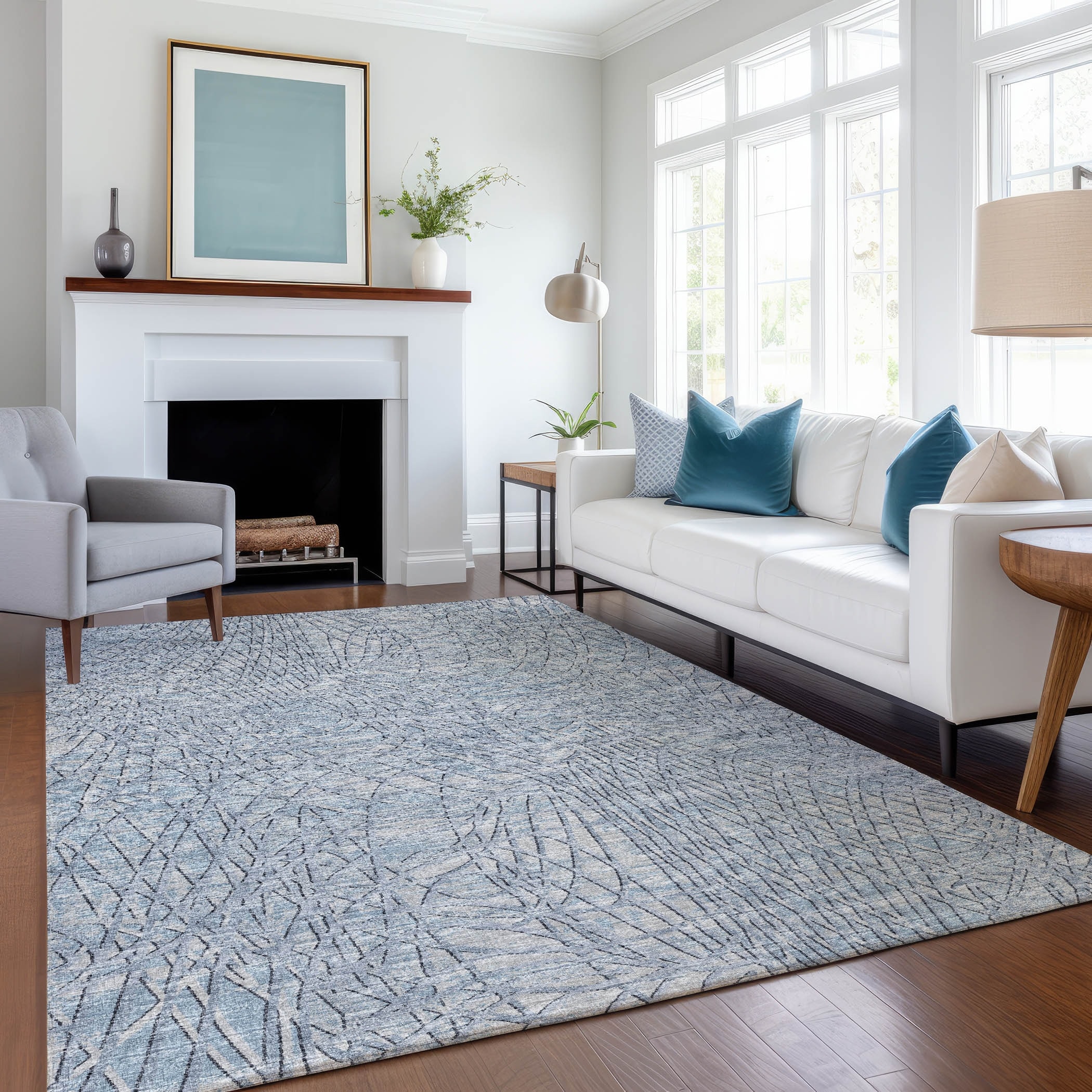 Premium Washable Super Soft Abstract Contemporary Mayfield Rug