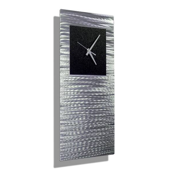 Statements2000 Modern Metal Wall Clock Art Abstract Decor By Jon Allen Radiance Clock 24 X 9 Overstock 27545421