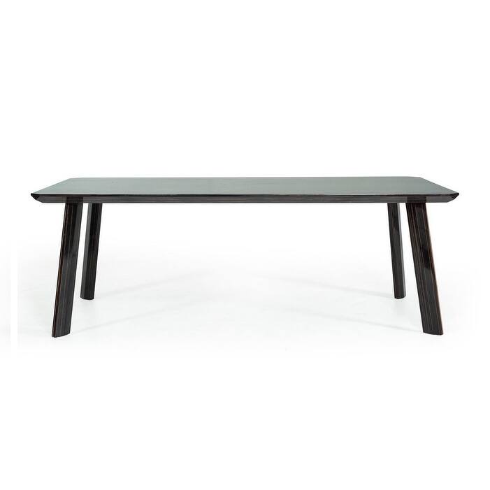 Modrest Chadwick Modern Ebony & Rosegold Dining Table