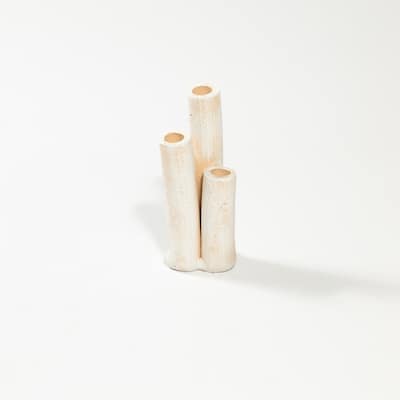 Medium Coral Planter - 15" - Cream