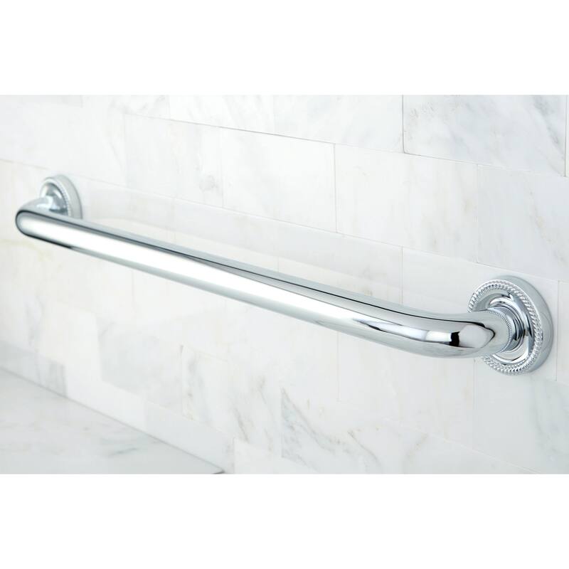 Kingston Brass Camelon 24-Inch X 1-1/4-Inch OD Grab Bar