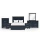 preview thumbnail 22 of 45, Furniture of America Althea Modern Farmhouse 6-Piece Wood Kids Panel Bedroom Set