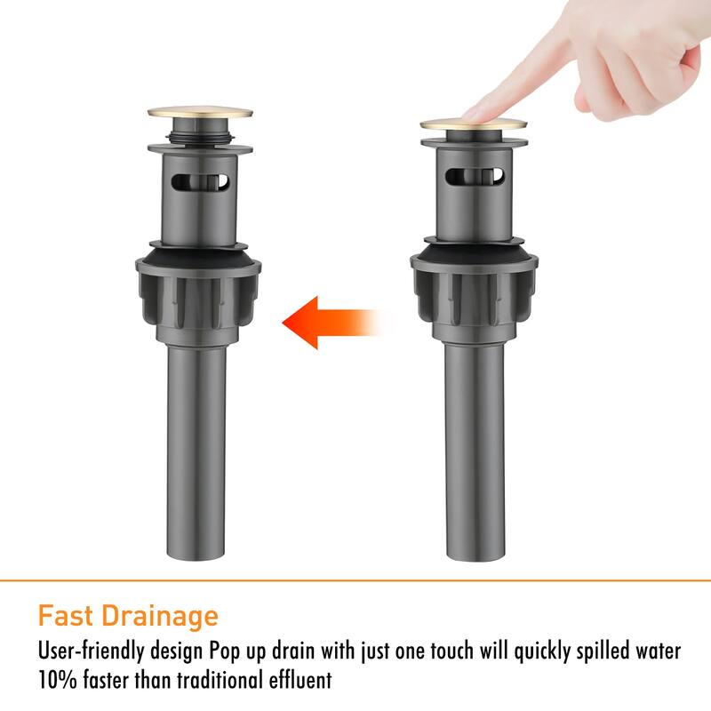 Dornberg Bathroom Sink Vessel Sink PopUp Drain with Overflow On Sale