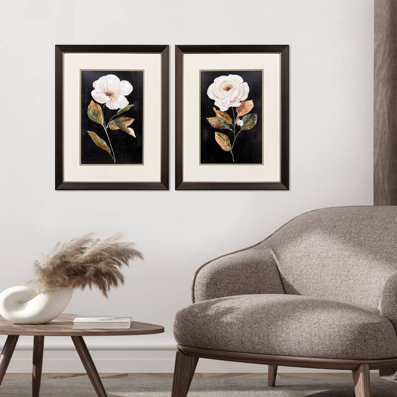 Paragon Botanical on Black Framed Art - Set of 2 - 2-piece Set