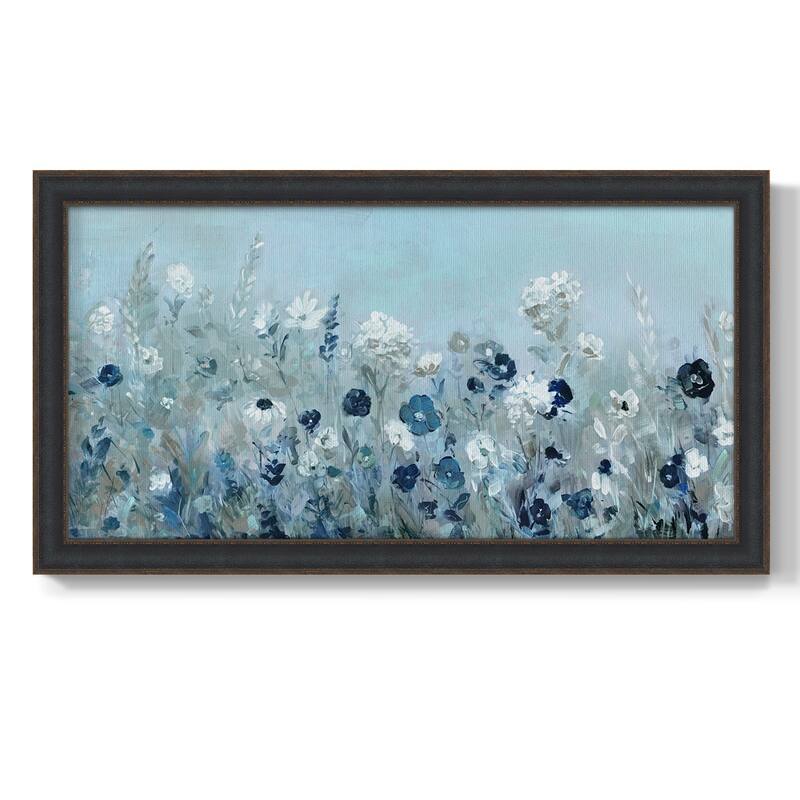 Teal Light Garden Premium Framed Canvas- Ready to Hang