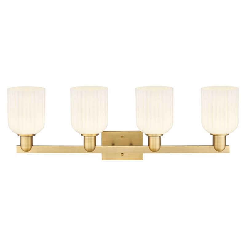 Innovations Lighting 716-4W-G559-5GWH Bridal Veil 4 Light 32" Wide