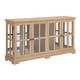 preview thumbnail 45 of 106, GDFStudio - Traditional Storage Curio Cabinet with Tempered Glass Doors and Lighted Display