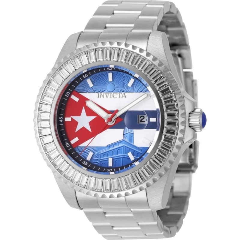 Invicta Men's 49617 Pro Diver Quartz PC32 Metal Dial Watch - Blue