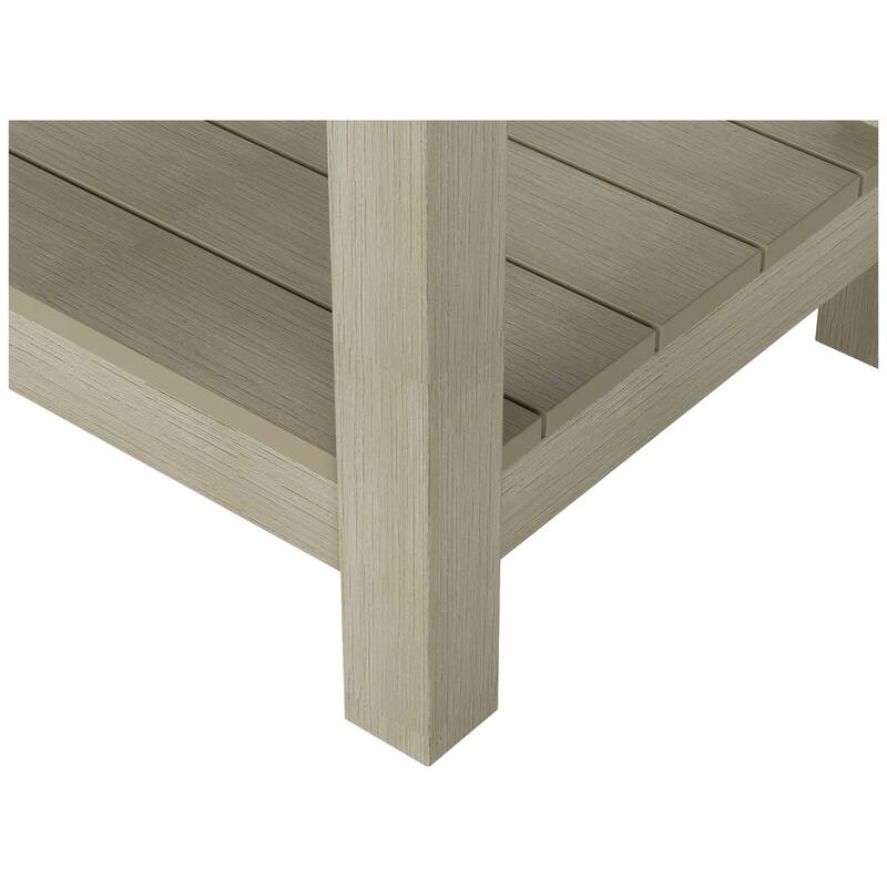 Vineyard HIPS Eco-Friendly Outdoor Modern Square All Weather Side Table