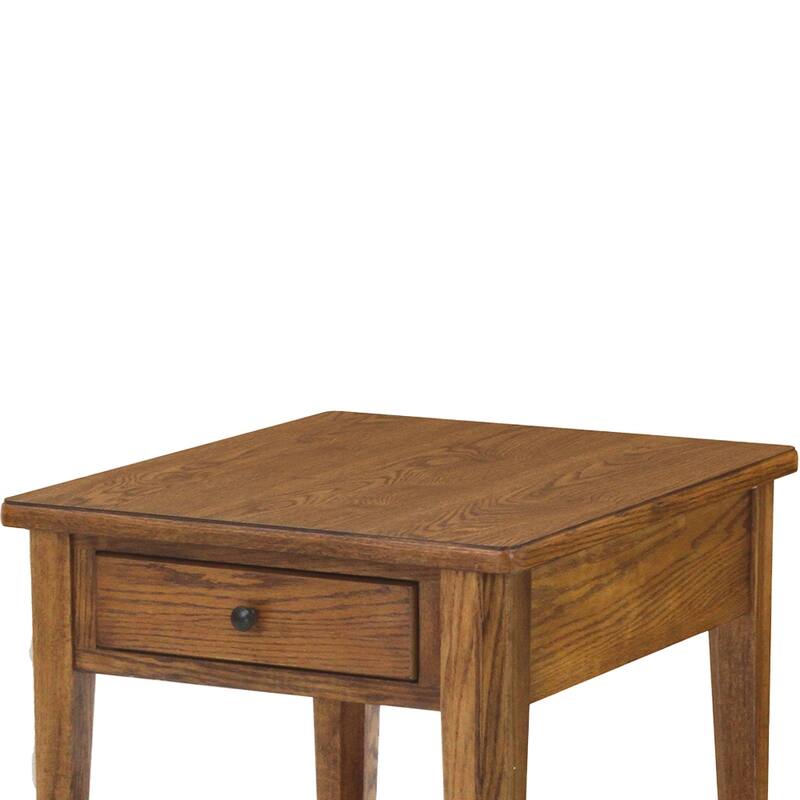 Chromcraft Peter Revington End Table in Chestnut Finish