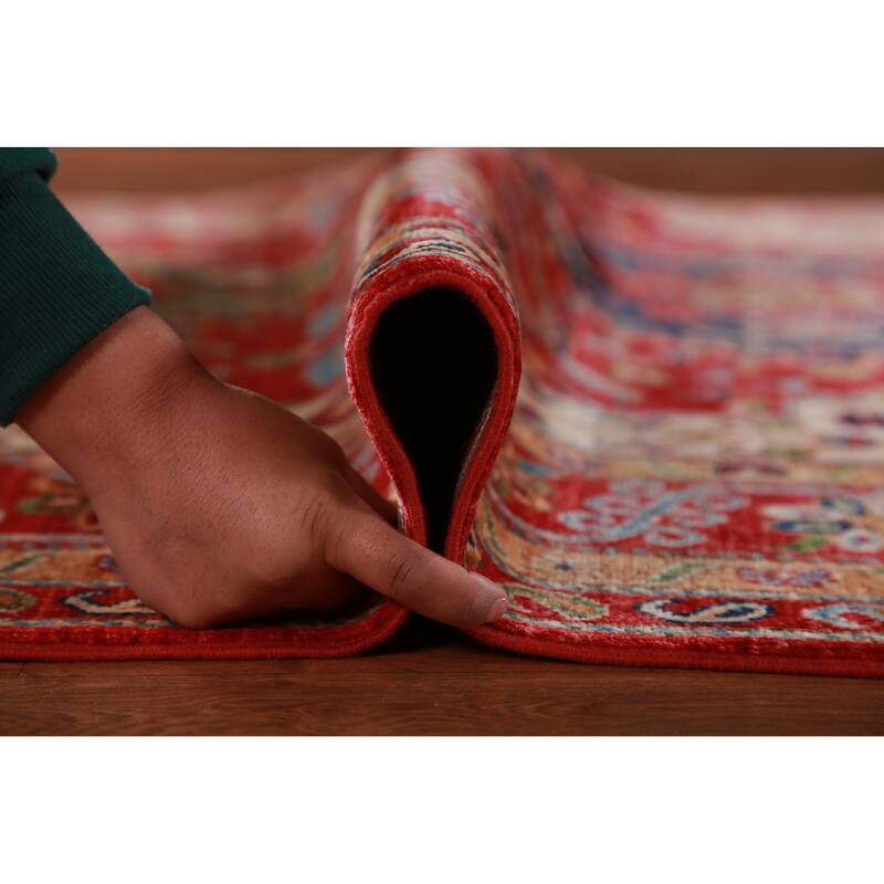 Vegetable Dye Ziegler Area Rug Handmade Oriental Wool Carpet - 6'7"x 9'9"