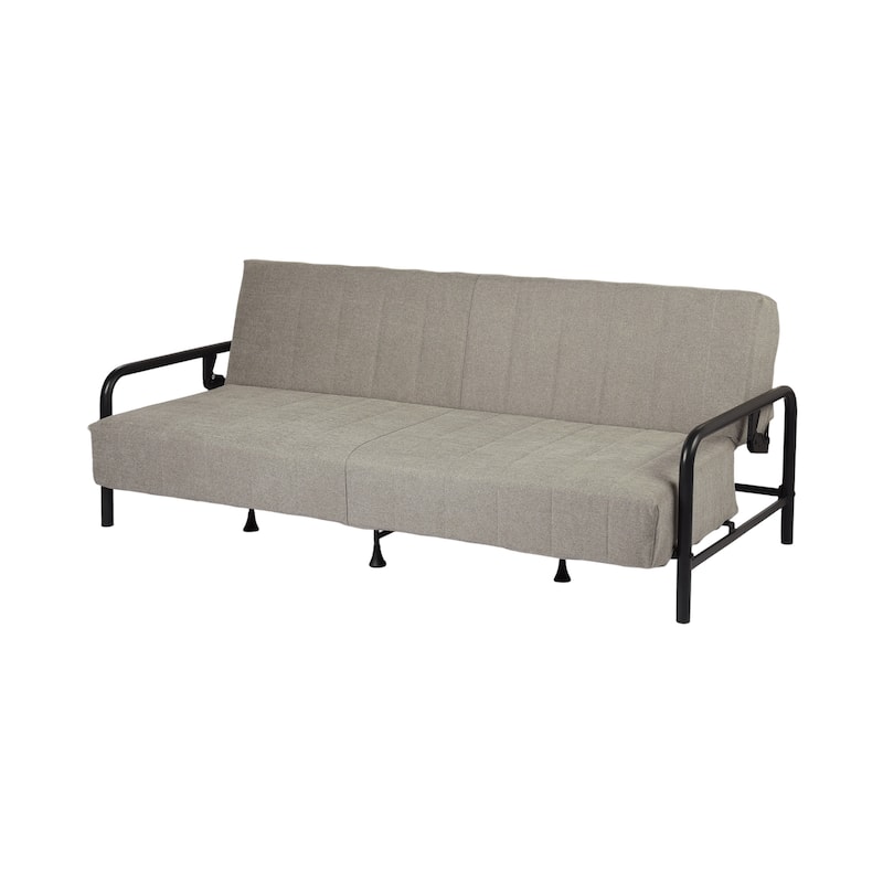 Homy Casa Modern Convertible Sofa Bed, Metal Frame Futon Couch Living