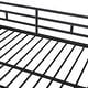 preview thumbnail 17 of 53, Metal Bunk Bed with Bedside Storage Bookcase, Twin Over Twin/Full Over Full Convertible Bunk Bedframe with Ladder and Guardrail