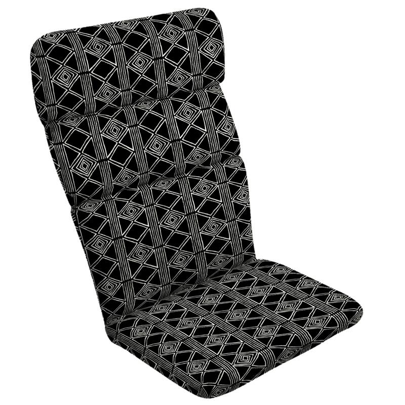 ARDEN Outdoor 45.5 x 20 in. Adirondack Chair Cushion - 1 Count - Huli Geo Stripe