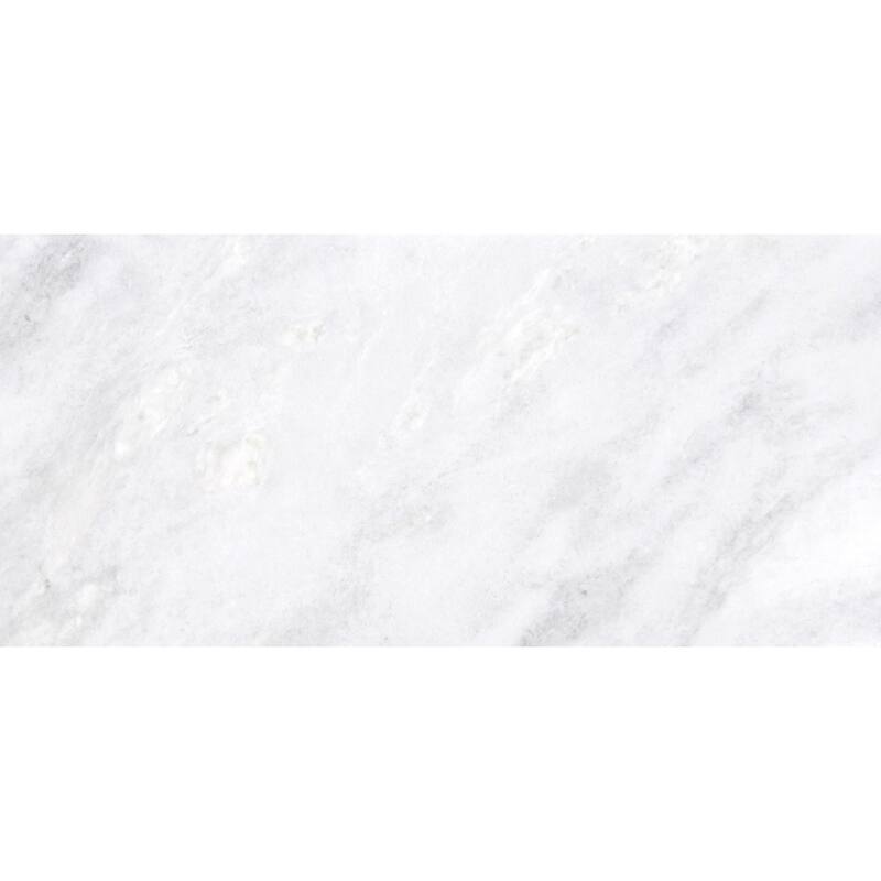 Emser Tile Marble - 4" X 8" Rectangle Floor and Wall Tile - Polished - Kalta Bianco