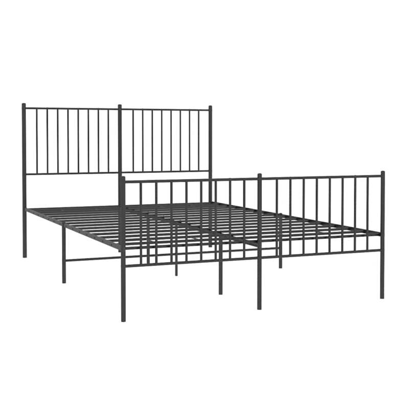 vidaXL Metal Bed Frame, No Mattress