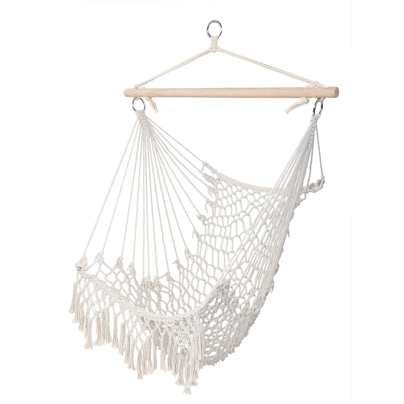 35" Cotton Hanging Rope Air/Sky Chair Swing