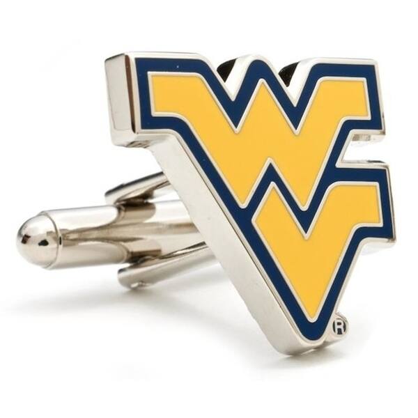Shop Ncaa Pd Wvu Sl West Virginia University Cufflinks Overstock 27692954