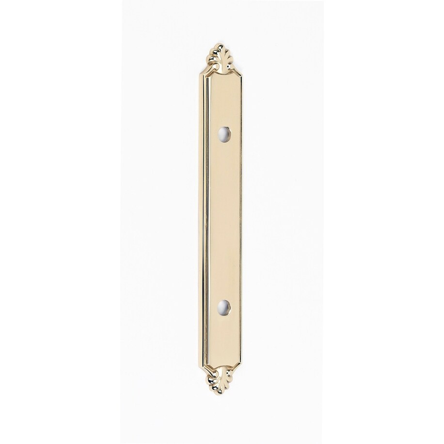 Shop Alno A1458 35 Bella 3 1 2 Center To Center Cabinet Pull Backplate Overstock 13183568