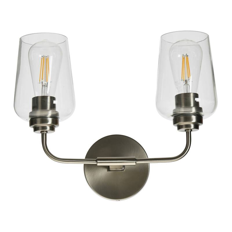 Robert Stevenson Lighting Holden - Metal and Glass Vanity Light