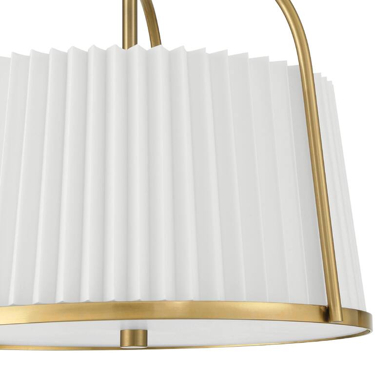 Hunter Atmore Alturas Gold 2 Light Flush Mount - Modern & Contemporary, Transitional - Kitchen, Bedrooms, Living Room, Entryway