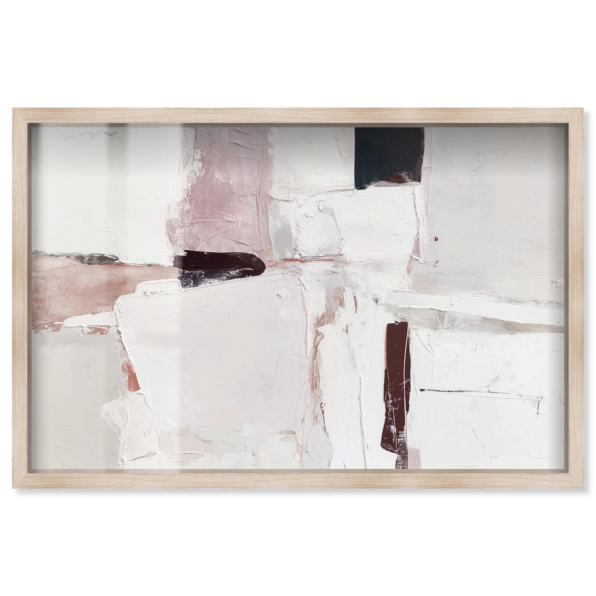 Dark Patch Abstract Wall Art Shadowbox Print by Art Remedy