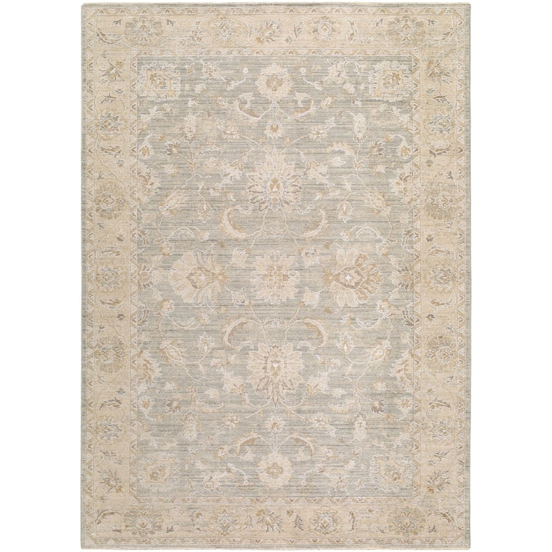 Rachel Zoe x Livabliss The Vintage Edit Traditional Area Rug - Seafoam - 6'7" x 9'6"