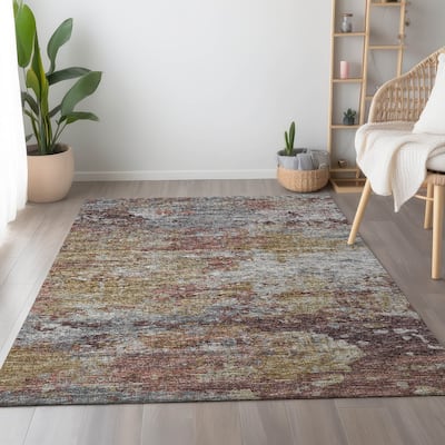 Premium Washable Super Soft Abstract Modern Mayfield Rug
