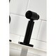 preview thumbnail 11 of 15, Kingston Brass Continental Single-Handle Kitchen Faucet with Brass Sprayer