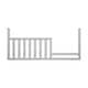preview thumbnail 3 of 2, Baby Cache Glendale Toddler Guard Rail Pure White