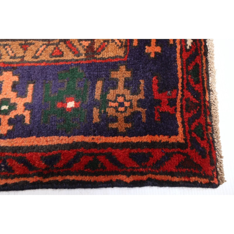 ECARPETGALLERY Hand-knotted Andelz Red Wool Rug - 4'9 x 6'7