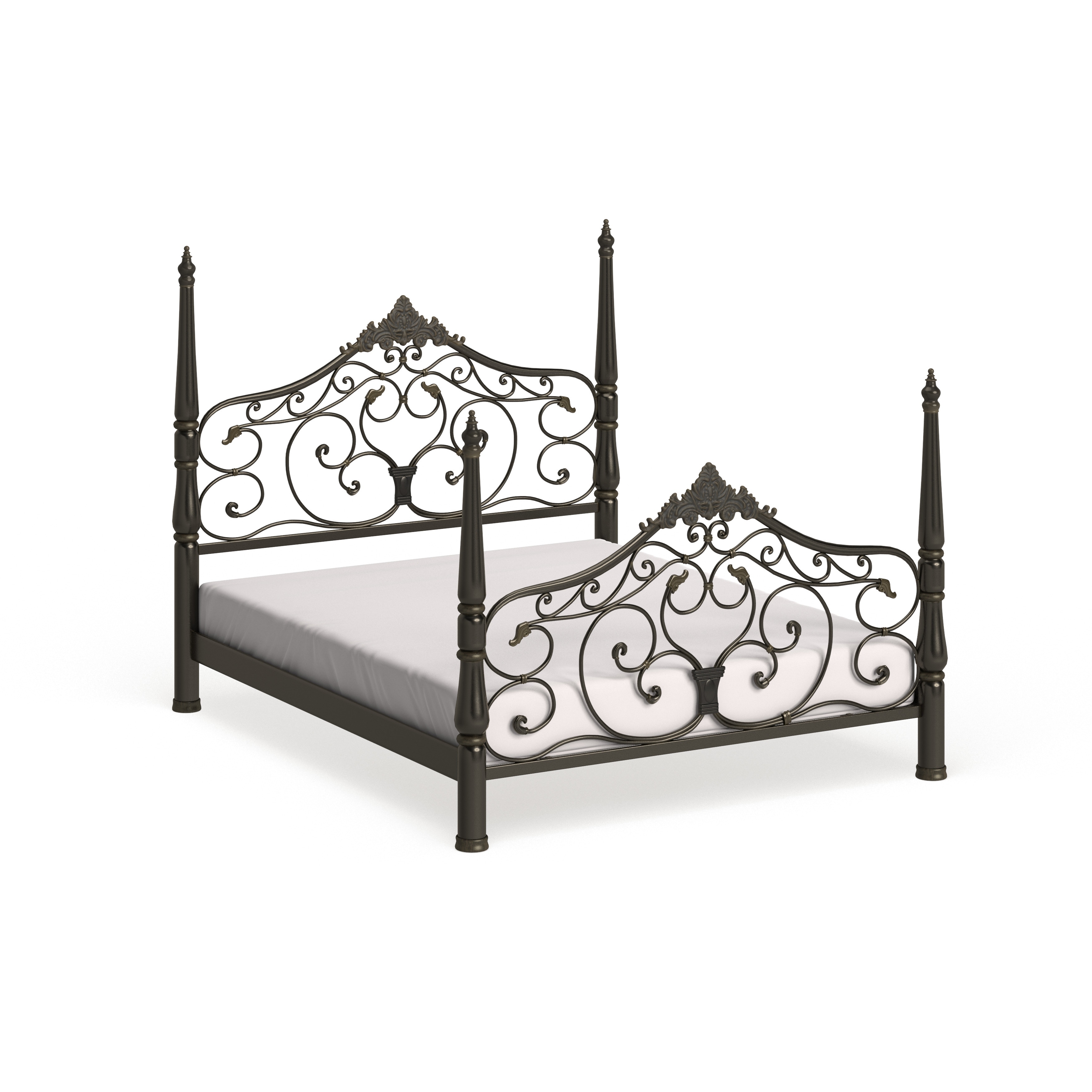 Hillsdale parkwood metal poster bed discount