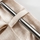 preview thumbnail 8 of 58, DriftAway Pinch Pleat Linen Textured Semi Sheer Solid Curtains Back Tabs