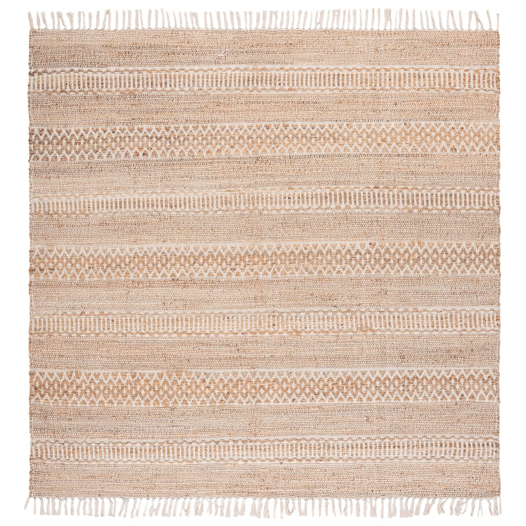 SAFAVIEH Hand-Woven Natural Fiber Ingebjorg Bohemian & Eclectic Cotton Rug