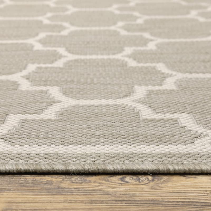 Vista Home Palmetto Quatrefoil Trellis Indoor/ Outdoor Area Rug