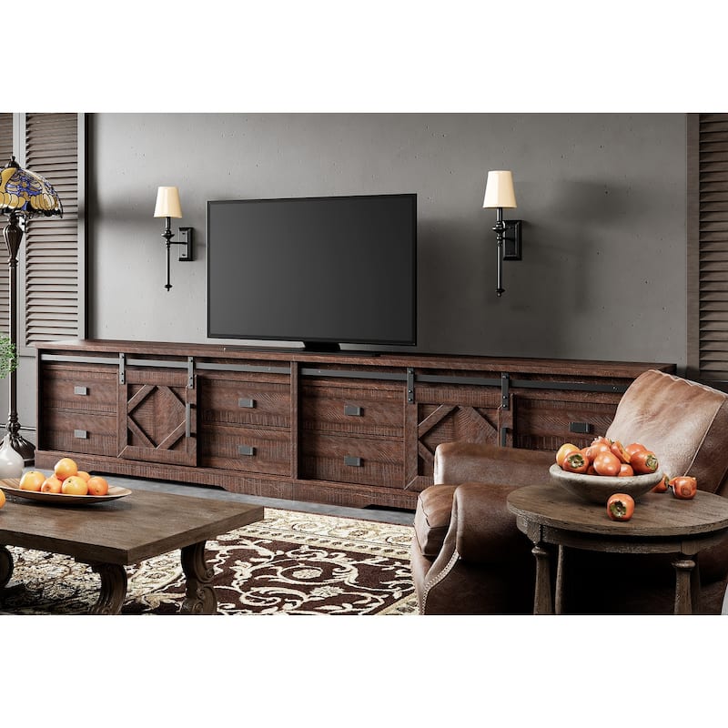 Modern Farmhouse TV Stand for up to 85" 110" 140" TVs