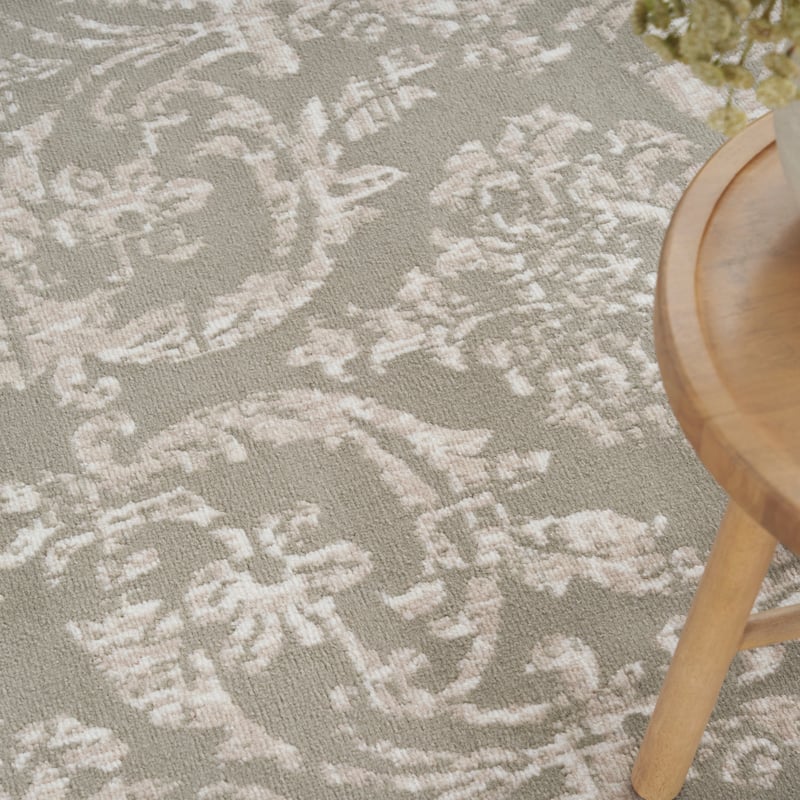 Nourison Jane Farmhouse Vintage Indoor only Damask Area Rug