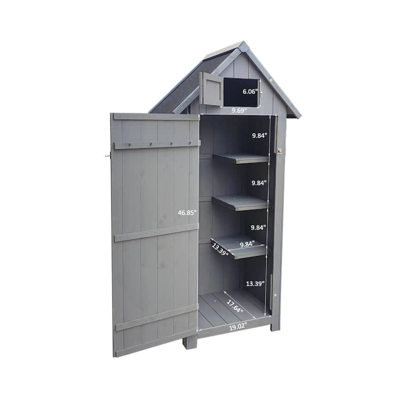 XWT007 Versatile Outdoor Storage Shed Perfect for Gardening Essentials