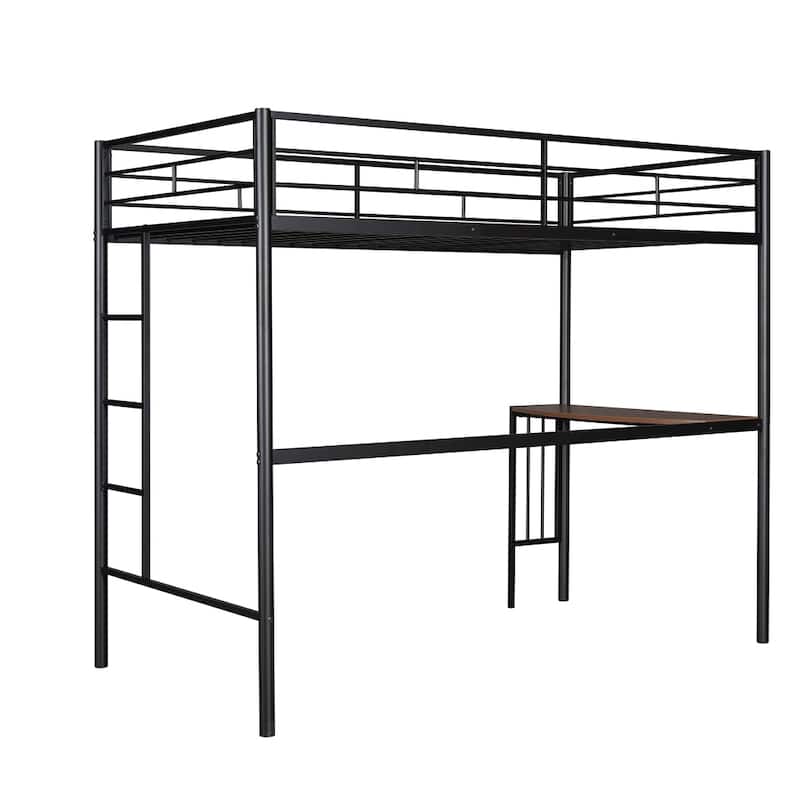 Twin Over Full Bunk Bed with Desk