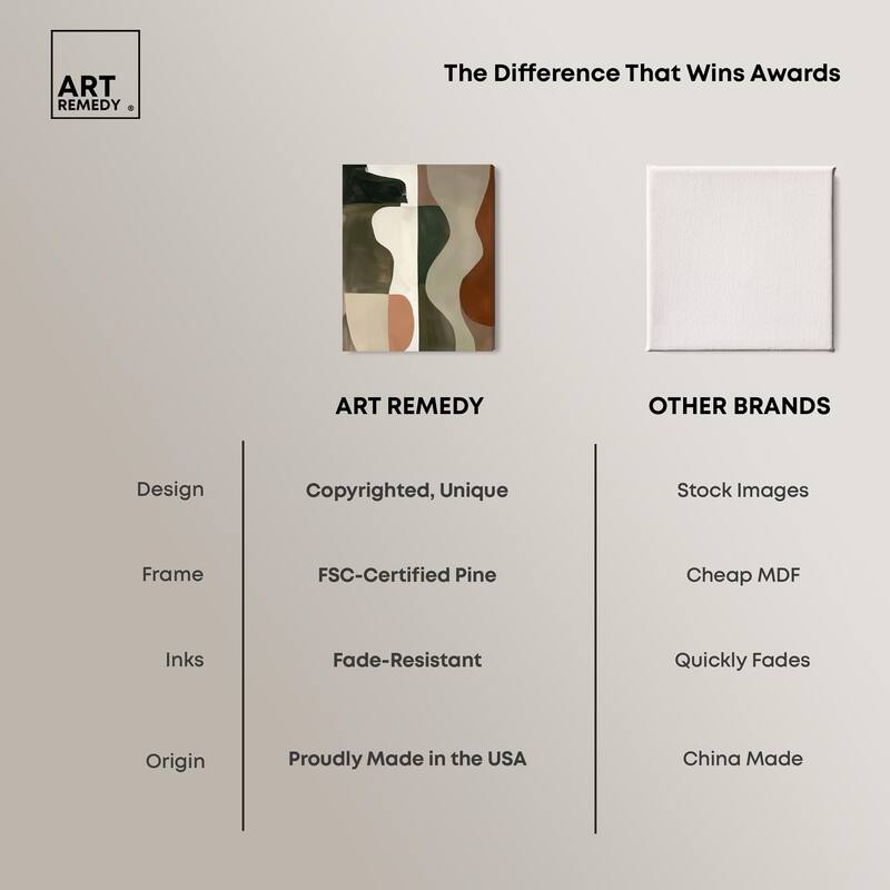 Fragmented Dreams II Canvas by Art Remedy, Gallery Wrapped